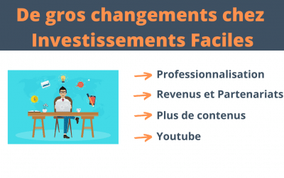 Une grosse news pour Investissements Faciles !