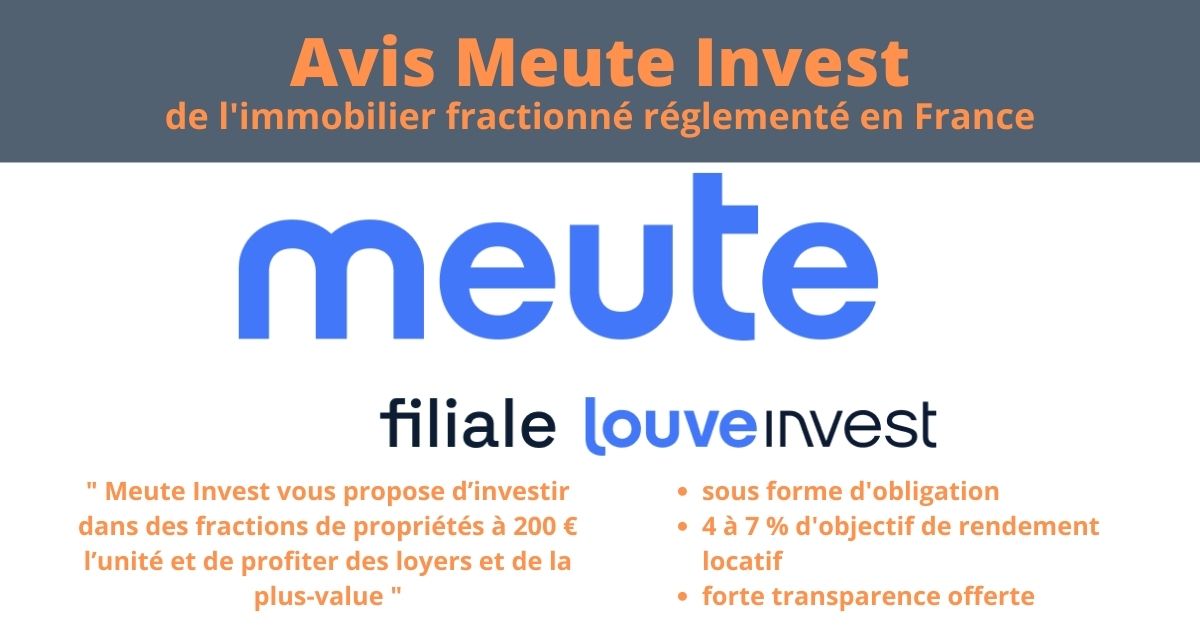 Avis Meute Invest : Immobilier fractionné réglementé dès 200 €
