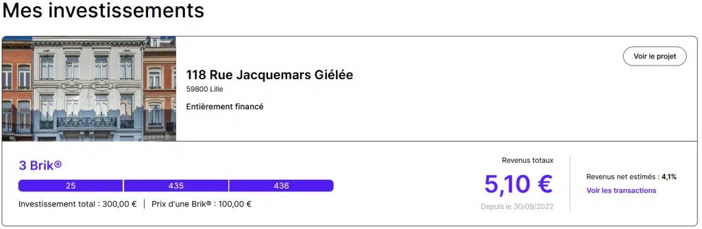 Brik Club - Revenus passifs mai 2023