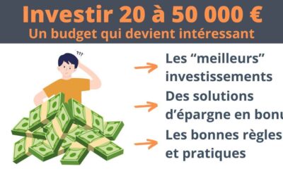 Comment investir entre 20 000 et 50 000 euros ?