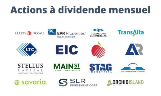 Les 14 meilleures actions à dividende mensuel de 2025  