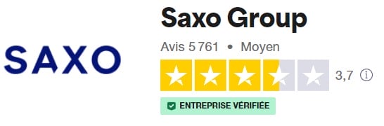 Les avis clients de Saxo Banque sur Trustpilot