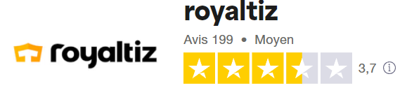 Avis des investisseurs de Royaltiz sur Trustpilot