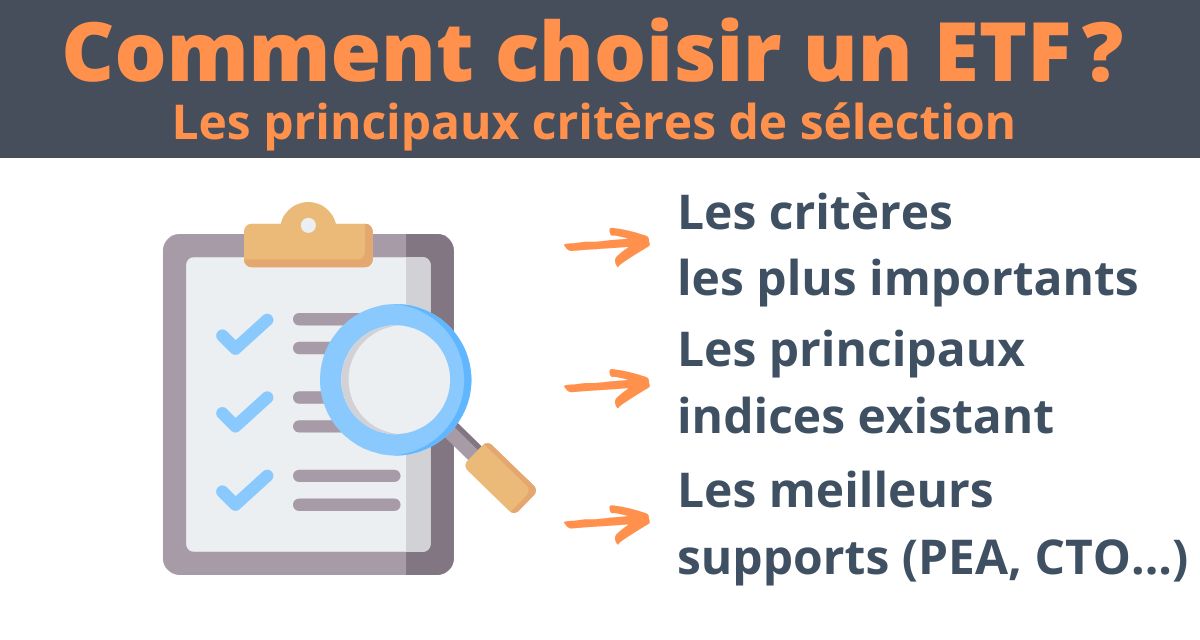 Comment choisir LE bon ETF ? Les critères de sélection 