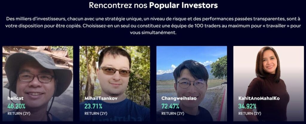 Les Populars Investor de eToro