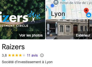 Les avis Raizers des investisseurs sur Google