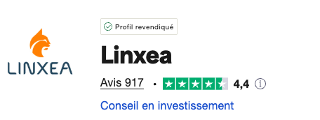 Les avis Linxea des investisseurs sur Trustpilot