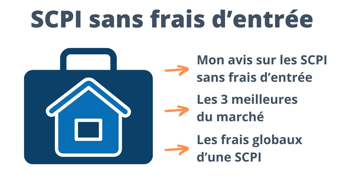 SCPI sans frais d’entrée : mon avis et les meilleures opportunités