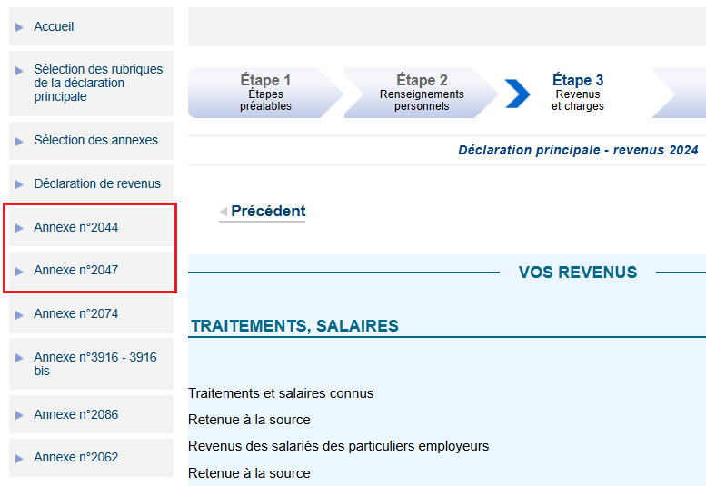 Les annexes à remplir lors de la déclaration de vos revenus de SCPI