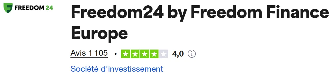 L'avis des investisseurs de Freedom24 sur Trustpilot