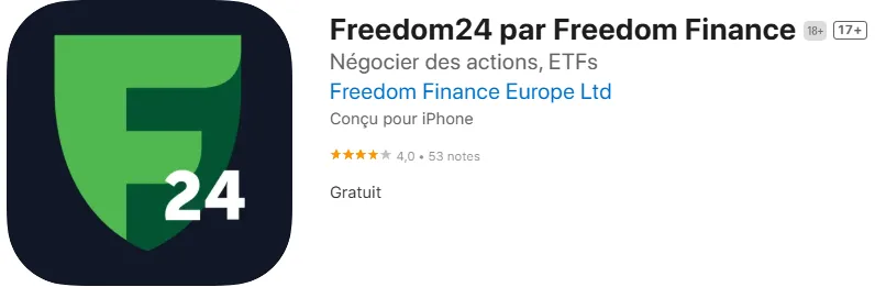 L'avis des investisseurs de Freedom24 sur l'AppStore